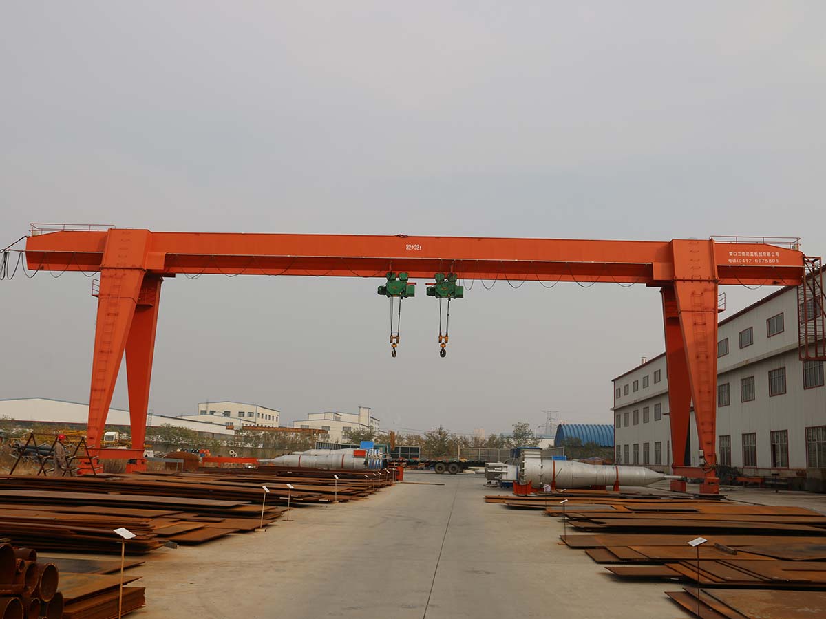 宜賓MHE型32+32雙葫蘆門式起重機(jī)